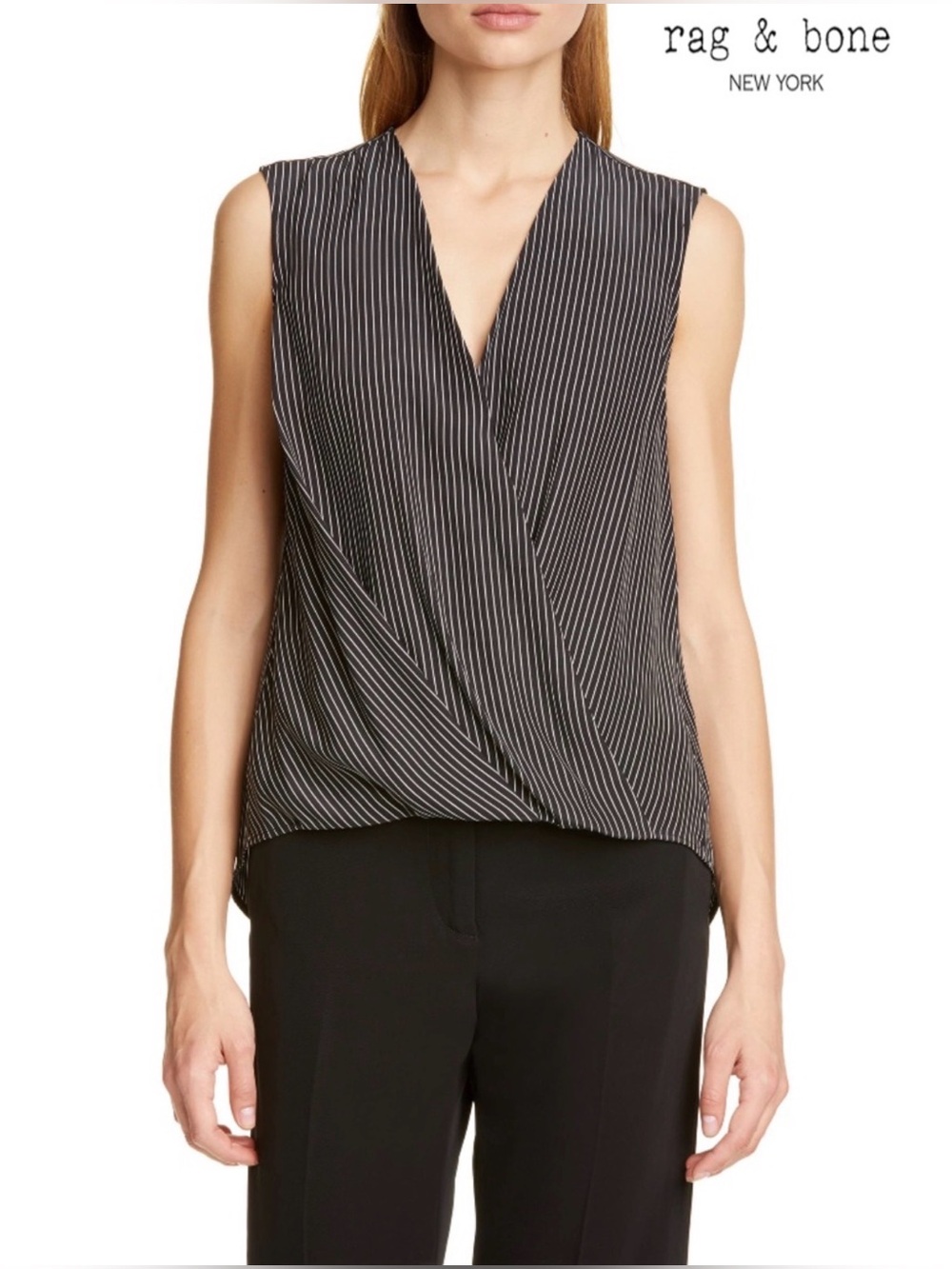 Rag & Bone 100% silk sleeveless blouse